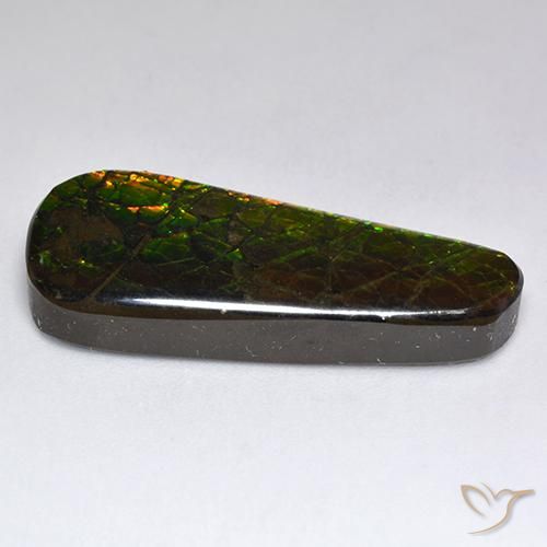 amolita Multicolorido Natural 17.04ct, Chique, Opaco