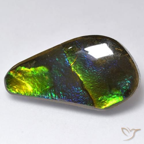 amolita Multicolorido Natural 11.35ct, Chique, Opaco