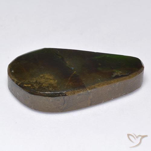 amolita Multicolorido Natural 11.35ct, Chique, Opaco