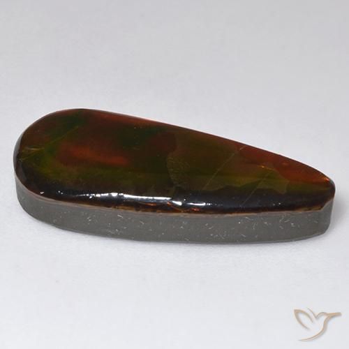 amolita Multicolorido Natural 13.57ct, Chique, Opaco