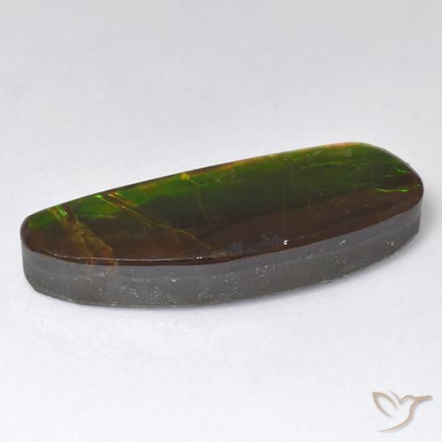 amolita Multicolorido Natural 11.01ct, Chique, Opaco