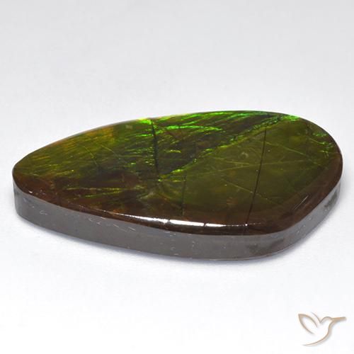 amolita Multicolorido Natural 22.28ct, Chique, Opaco