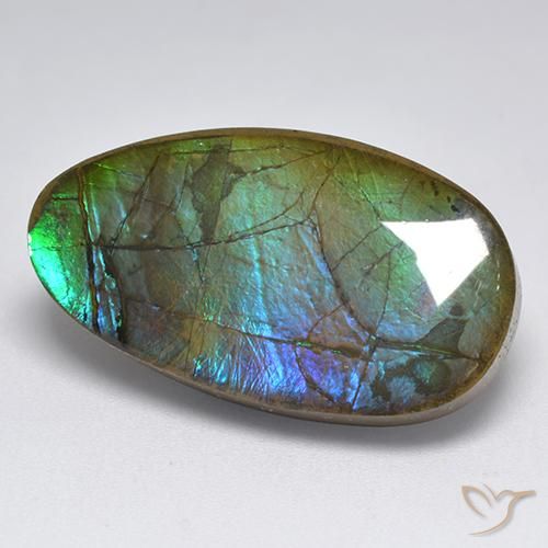 amolita Multicolorido Natural 18.04ct, Chique, Opaco