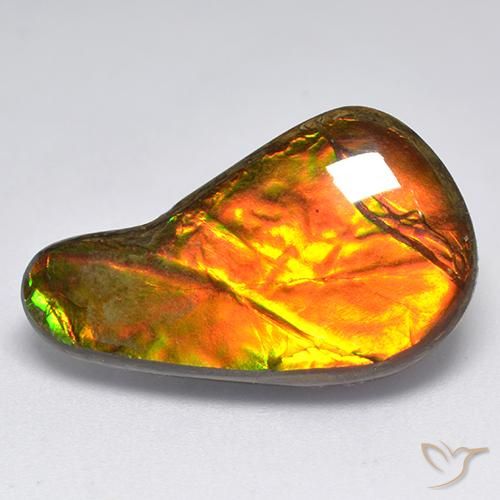 13.11ct Natural Multicolorido amolita, Chique, Opaco