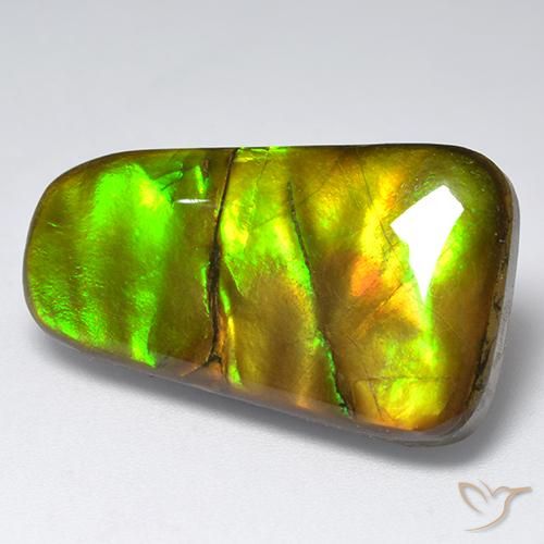 amolita Multicolorido Natural 18.48ct, Chique, Opaco