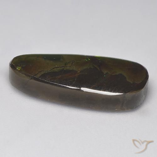 amolita Multicolorido Natural 9.58ct, Chique, Opaco