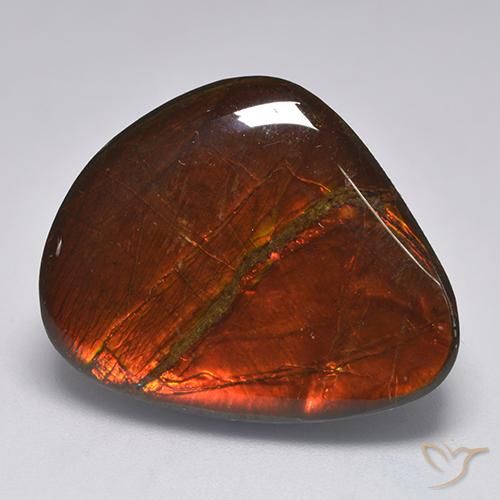 amolita Multicolorido Natural 22.11ct, Chique, Opaco