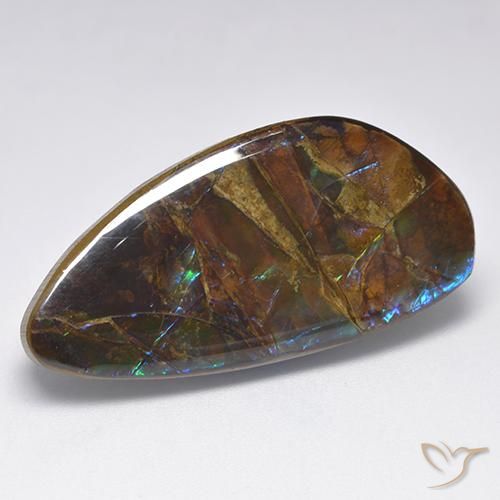 19.90ct Natural Multicolorido amolita, Chique, Opaco