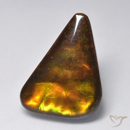 14.34ct Natural Multicolorido amolita, Chique, Opaco