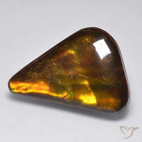 amolita Multicolorido Natural 14.34ct, Chique, Opaco