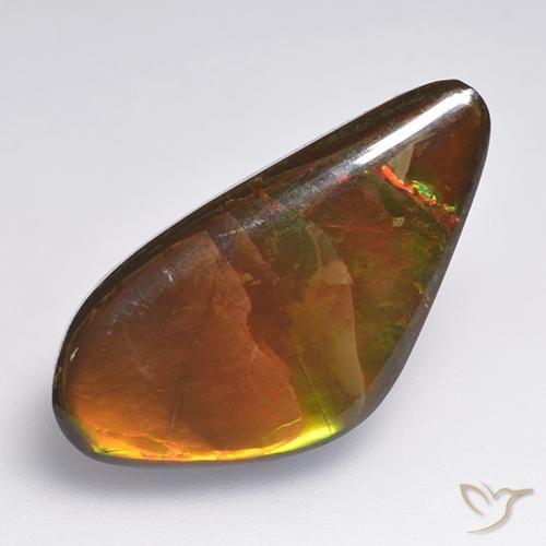 13.86ct Natural Multicolorido amolita, Chique, Opaco