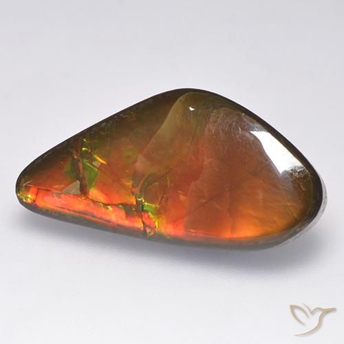 amolita Multicolorido Natural 13.86ct, Chique, Opaco