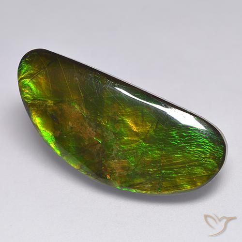18.57ct Natural Multicolorido amolita, Chique, Opaco