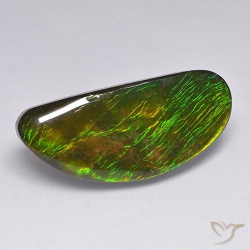 amolita Multicolorido Natural 18.57ct, Chique, Opaco