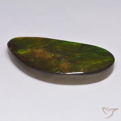 amolita Multicolorido Natural 18.57ct, Chique, Opaco