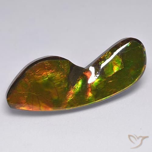 amolita Multicolorido Natural 24.54ct, Chique, Opaco