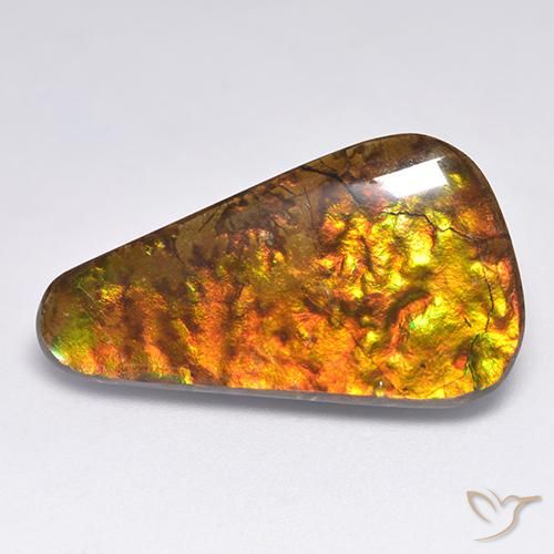 amolita Multicolorido Natural 18.34ct, Chique, Opaco