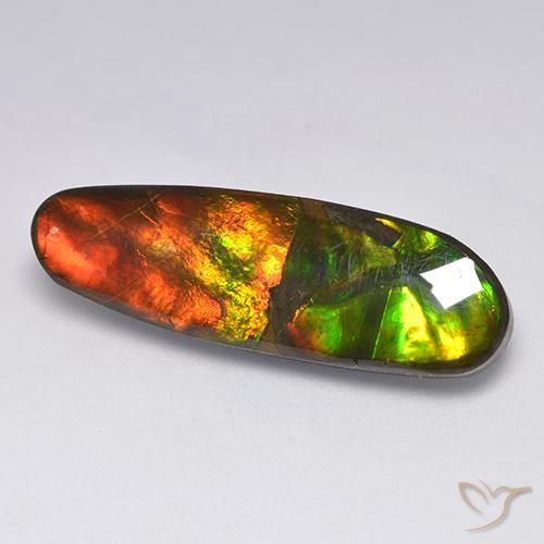 amolita Multicolorido Natural 13.63ct, Chique, Opaco