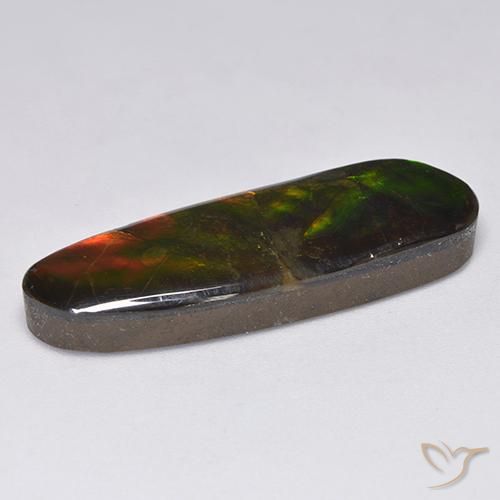amolita Multicolorido Natural 13.63ct, Chique, Opaco
