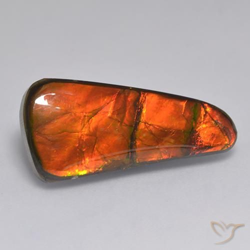 amolita Multicolorido Natural 11.58ct, Chique, Opaco