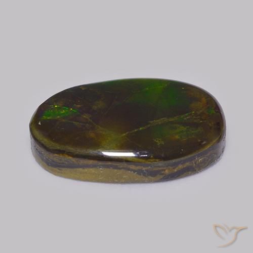 amolita Multicolorido Natural 14.86ct, Chique, Opaco