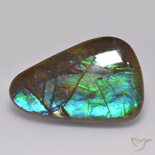 17.82ct Natural Multicolorido amolita, Chique, Opaco