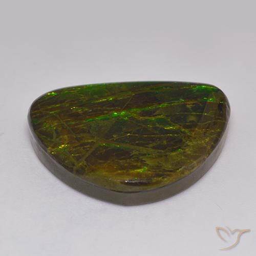 amolita Multicolorido Natural 20.62ct, Chique, Opaco