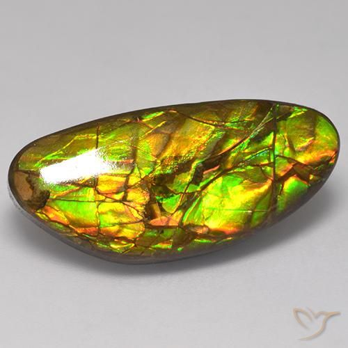 17.56ct Natural Multicolorido amolita, Chique, Opaco