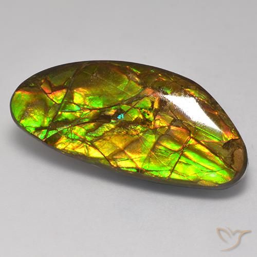 amolita Multicolorido Natural 17.56ct, Chique, Opaco