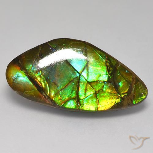 amolita Multicolorido Natural 13.97ct, Chique, Opaco