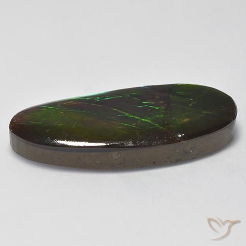 amolita Multicolorido Natural 16.31ct, Chique, Opaco