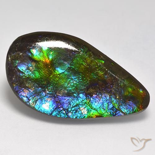 amolita Multicolorido Natural 18.05ct, Chique, Opaco