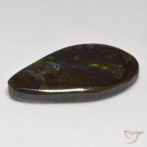 amolita Multicolorido Natural 18.05ct, Chique, Opaco