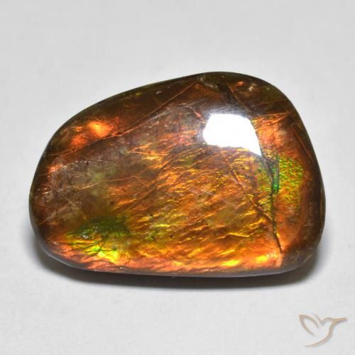 amolita Multicolorido Natural 16.39ct, Chique, Opaco