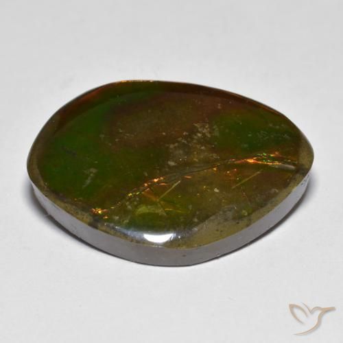 amolita Multicolorido Natural 20.29ct, Chique, Opaco