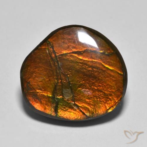 11.11ct Natural Multicolorido amolita, Chique, Opaco