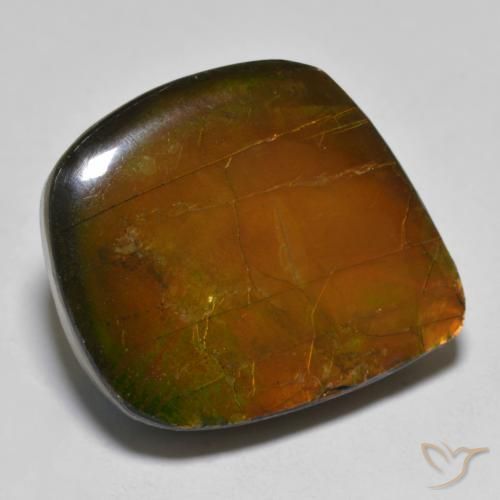 amolita Multicolorido Natural 16.24ct, Chique, Opaco