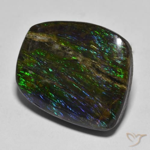amolita Multicolorido Natural 17.51ct, Chique, Opaco