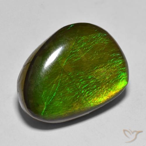 amolita Multicolorido Natural 11.23ct, Chique, Opaco