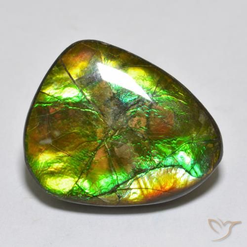 amolita Multicolorido Natural 14.92ct, Chique, Opaco