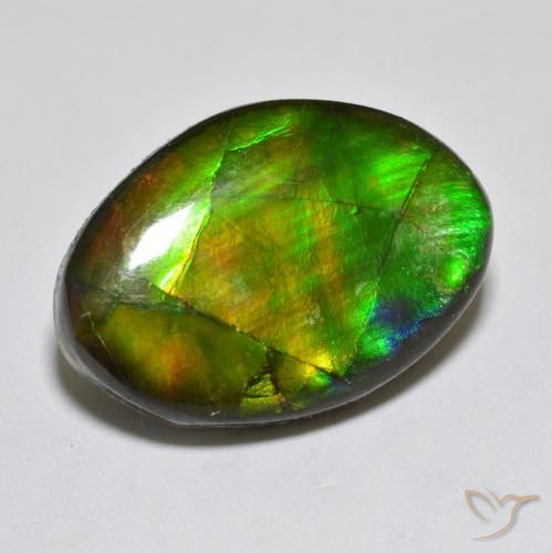 amolita Multicolorido Natural 10.50ct, Chique, Opaco