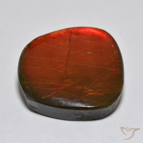amolita Multicolorido Natural 15.39ct, Chique, Opaco