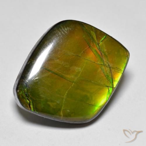 amolita Multicolorido Natural 19.04ct, Chique, Opaco