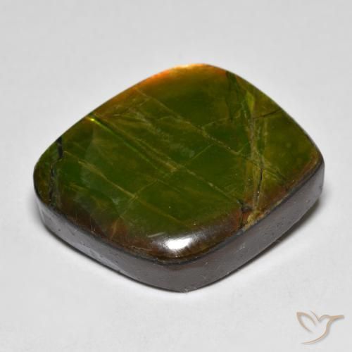 amolita Multicolorido Natural 19.04ct, Chique, Opaco