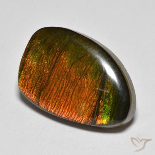 amolita Multicolorido Natural 10.20ct, Chique, Opaco