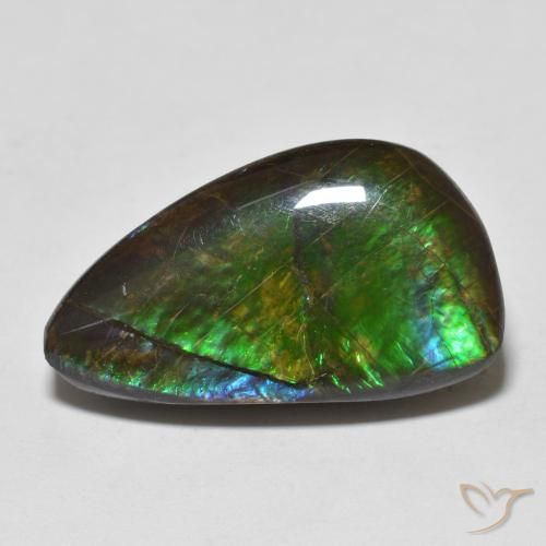 amolita Multicolorido Natural 11.99ct, Chique, Opaco