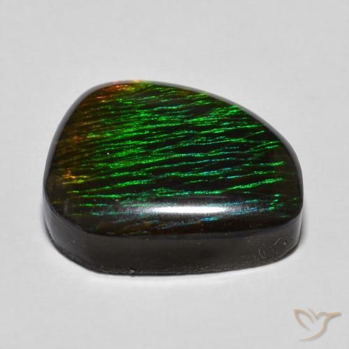 amolita Multicolorido Natural 12.97ct, Chique, Opaco