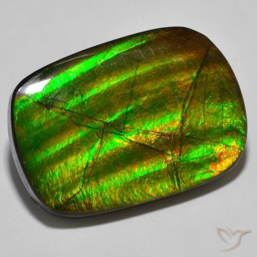 amolita Multicolorido Natural 19.01ct, Chique, Opaco