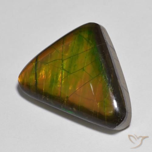 amolita Multicolorido Natural 13.83ct, Chique, Opaco