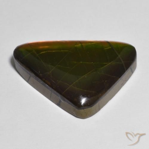 amolita Multicolorido Natural 13.83ct, Chique, Opaco
